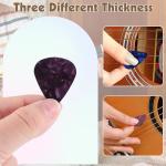 60 Colorful Guitar Picks in 3 Thicknesses