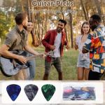 60 Colorful Guitar Picks in 3 Thicknesses