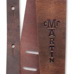 Brown Leather Guitar Strap by Martin C.F