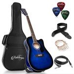 Ashthorpe Cutaway Thinline Acoustic-Electric Guitar Package
