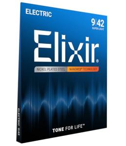 Elixir Super Light Electric Guitar Strings - 9-42