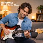 15 Guitar Picks Set with Storage Box - Variety Pack