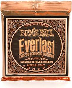 Ernie Ball Everlast Medium Light Acoustic Strings 12-54