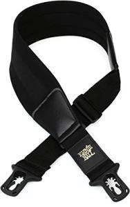 Ernie Ball Black Wide Neoprene Guitar Strap