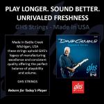 GHS David Gilmour Signature Electric Guitar Strings 10-48