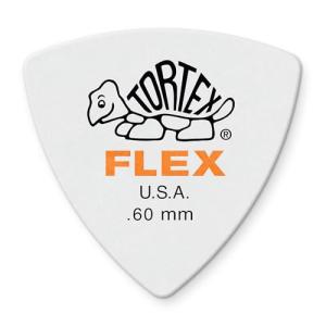 Dunlop Tortex Flex Triangle .60mm Orange Picks 6-Pack