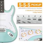 MOSEN 39" Electric Guitar Starter Kit - Blue