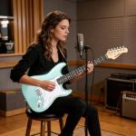 MOSEN 39" Electric Guitar Starter Kit - Blue