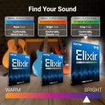 Elixir Coated Nickel Electric Guitar Strings, Light