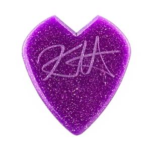 Kirk Hammett Jazz III Purple Sparkle Picks - 6 Pack