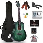 WINZZ 36" 3/4 Dreadnought Acoustic Guitar Bundle