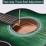 WINZZ 36" 3/4 Dreadnought Acoustic Guitar Bundle