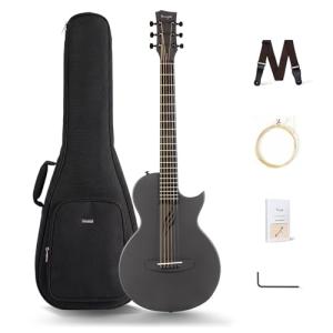 Enya Nova Go Travel Acoustic Guitar - Black