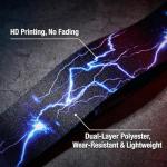 WOGOD Jacquard Hootenanny Guitar Strap with Leather Ends