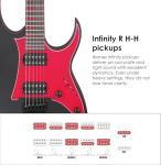 Ibanez GRG131DX Electric Guitar - Black Flat