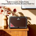 EASTROCK 15W Portable Electric Guitar Amplifier