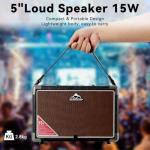 EASTROCK 15W Portable Electric Guitar Amplifier