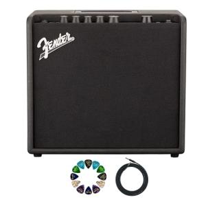 Fender Mustang LT25 Guitar Amp Bundle with Picks