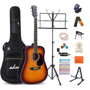 41" Dreadnought Acoustic Guitar Starter Kit - Sunburst