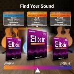 Elixir Acoustic Guitar Strings, Phosphor Bronze, Light/Medium