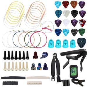 66-Piece Guitar Accessories Kit for Beginners