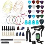 66-Piece Guitar Accessories Kit for Beginners