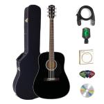 Fender CD-60S Acoustic Guitar Bundle - Black