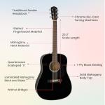 Fender CD-60S Acoustic Guitar Bundle - Black