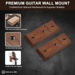 Guitar Wall Mount Hangers - 2 Pack