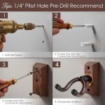 Guitar Wall Mount Hangers - 2 Pack