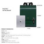 Cnoles Vintage Leather Backpack Purse for Women