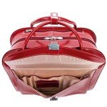 McKlein Red Leather Limited Edition Rolling Briefcase