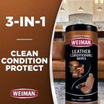 Weiman Leather Care Wipes – 30 Count Pack