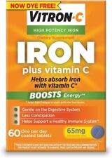 High-Potency Vitron-C Iron Supplement, 60 Count