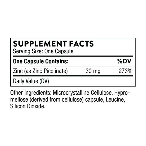 Thorne Zinc Picolinate 30mg - 180 Capsules