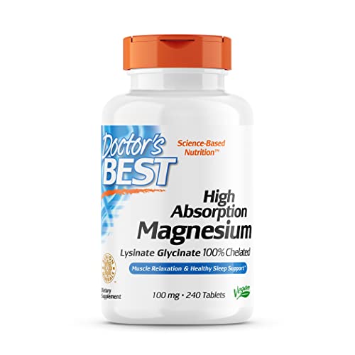 High Absorption Magnesium Glycinate 100 mg, 240 Count