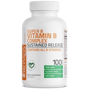 Bronson Super B Vitamin Complex - 100 Tablets