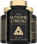 Daily Multivitamins with Omega 3 - 60 Tablets