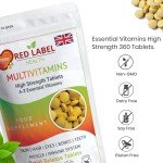 Daily Multi Vitamins - 360 High Strength Tablets