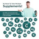 Peppermint Multivitamin Tablets for Men & Women