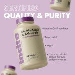 Vegan Multivitamins & Minerals - 180 Tablets