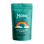 MOBU Vegan Daily Multi-Vitamins with Iron 120 Tablets