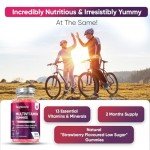Gummy Multivitamins for Adults - 120 Strawberry Gummies
