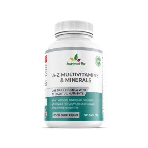 A-Z Vegan Multivitamins for Men & Women - 180 Tablets