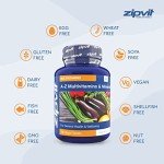 Vegan Multivitamin Tablets for Women & Men, 180 Count