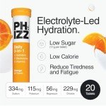 Phizz Electrolyte Multivitamin Hydration Tablets - 20 Count