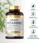 Carlyle Vegan Multivitamin Tablets for All Adults