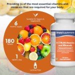 A to Z Multivitamins for General Health - 180 Tablets