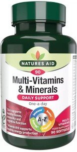 Nature’s Aid Multi-Vitamins & Minerals - 90 Capsules