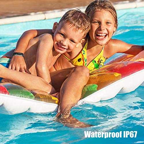 BIGGERFIVE Fitness Tracker Watch for Kids Girls Boys Teens, Activity Tracker, Pedometer, Calorie Sleep Monitor, Silent Alarm Clock, IP67 Waterproof Step Counter Watch